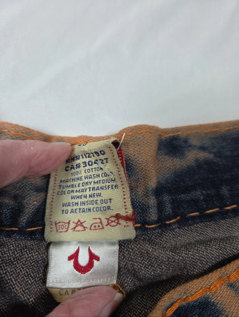 Vtg True Religion Super T World Tour shorts mens 40 Y2K/2000s Cyber Grunge